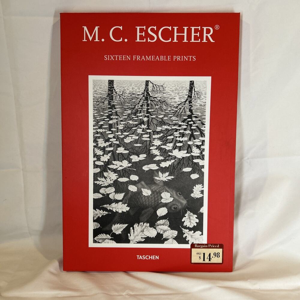 M.C. Escher 16 (MISSING~1 Reptiles) Frame able Prints Taschen Portfolio Art Set